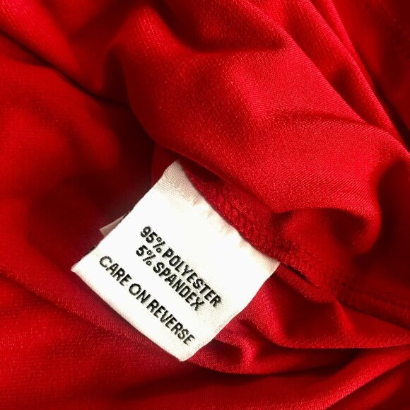 Tommy Hilfiger Sleeveless Button Down Blouse, NWOT, Red, Size L - Picture 7 of 8